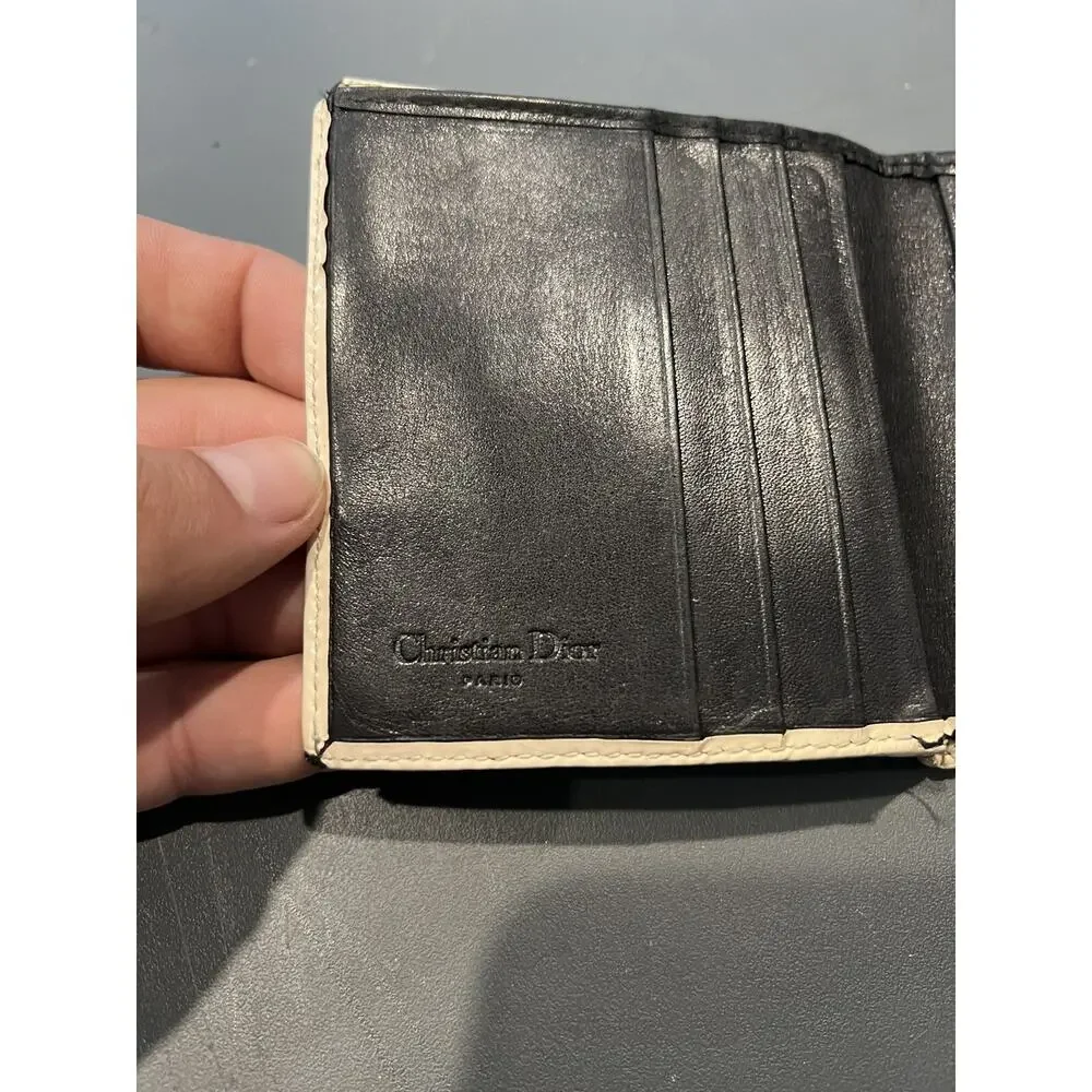 CHRISTIAN DIOR TROTTER #2 BIFOLD SNAP WALLET